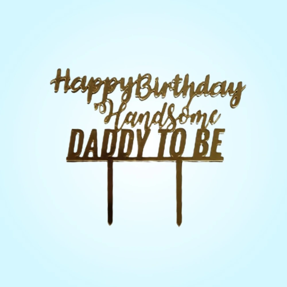 Happy Birthday Cake topper